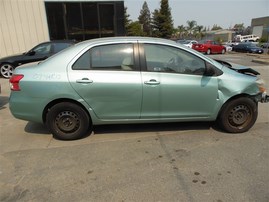 2007 TOYOTA YARIS 4DOOR SEDAN GREEN 1.5 AT Z20174